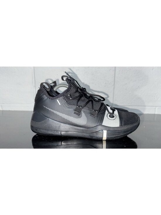 RARE Nike Kobe A.D. Exodus TB Black Silver Mens Basketball Shoes Size 8.5